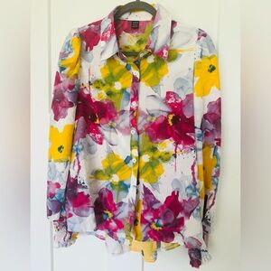 Floral Button-Up Shirt